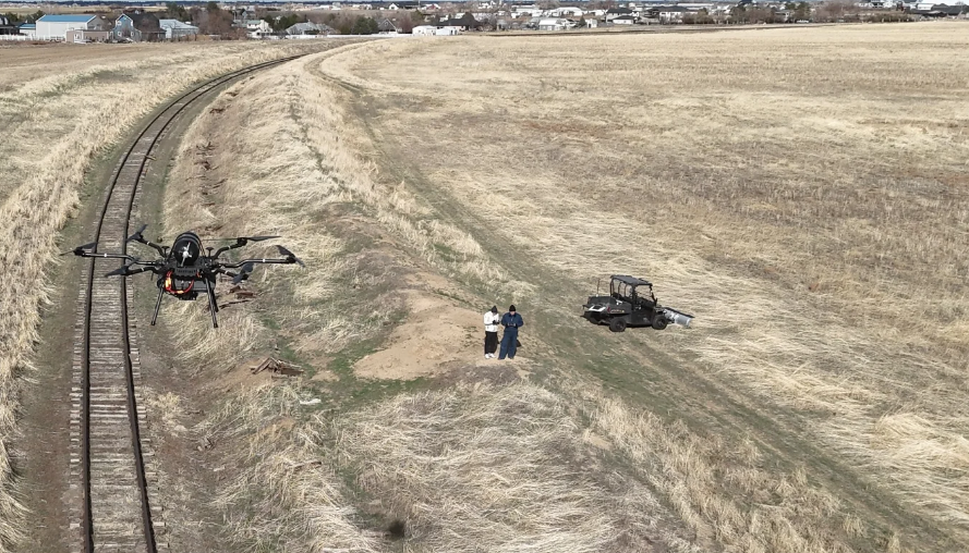 Long flight time hydrogen fueled drone