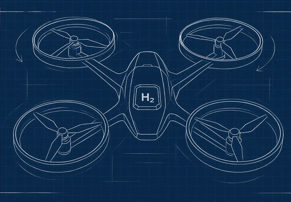 Hydrogen fueled drone